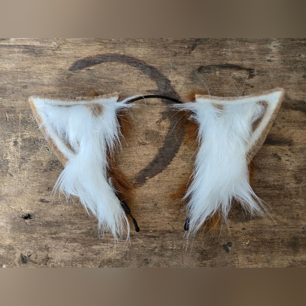 Faux Fur Fox Ear Headband – Costume Cosplay Accessory